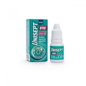 Intermed Unisept Otic Drops - Σταγόνες 10ml, Ωτικές Σταγόνες για την Αφαίρεση της Κυψελίδας