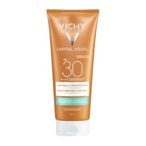 Vichy Capital Soleil Beach Protect Multi-Protection Milk SPF30 Αντιηλιακό Γαλάκτωμα Πολλαπλής Προστασίας, 200ml