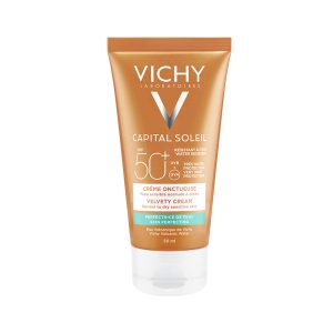 Vichy Ideal Soleil Αντηλιακή Κρέμα Προσώπου SPF50+ για Βελούδινη Επιδερμίδα, 50ml