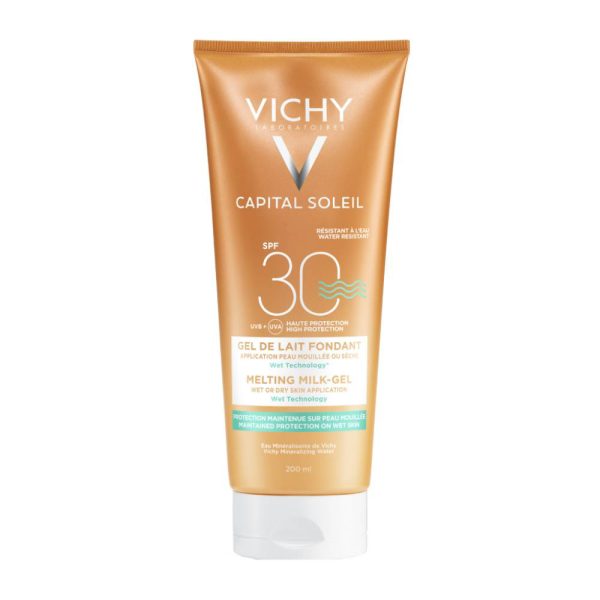 Vichy Ideal Soleil SPF30 Έξτρα Απαλό Αντηλιακό Γαλάκτωμα - για Προσώπο & Σώμα, 200 ml