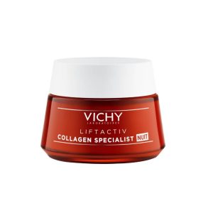 Vichy Liftactiv Collagen Specialist Night Κρέμα Νύχτας με Αντιρυτιδική Δράση για  Σύσφιξη & Λάμψη, 50ml