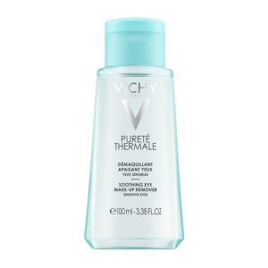 Vichy Purete Thermale Soothing Eye Make-Up Remover Ντεμακιγιάζ Mατιών για Eυαίσθητα Mάτια, 100ml