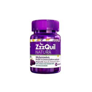 ZzzQuil NATURA Συμπλήρωμα Διατροφής με Μελατονίνη, 30 ζελεδάκια