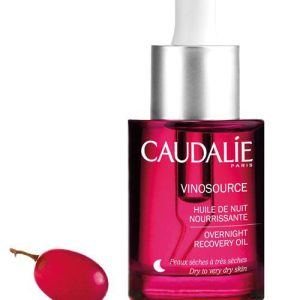 Caudalie Vinosource Overnight Recovery Oil, Επανορθωτικό Καταπραυντικό Λάδι Νύχτας, 30ml