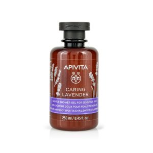 Apivita Caring Lavender Απαλό Αφρόλουτρο για Ευαίσθητες Επιδερμίδες, 250ml