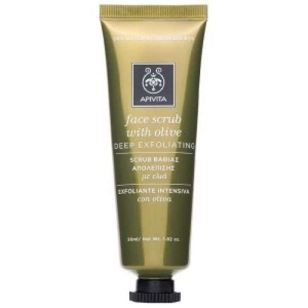 Apivita Face Scrub Βαθιάς Απολέπισης με Ελιά, 50ml