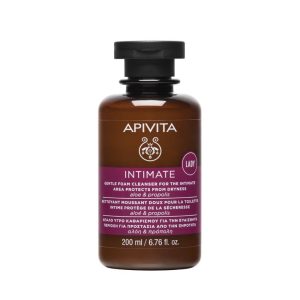 Apivita Intimate Lady Απαλό Υγρό Καθαρισμού για Την Ευαίσθητη Περιοχή με Αλόη, Πρόπολη, 200ml
