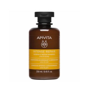 Apivita Nourish & Repair Shampoo with Olive & Honey, 250ml