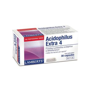 Lamberts ACIDOPHILUS EXTRA 4 (MILK FREE), 30 κάψουλες