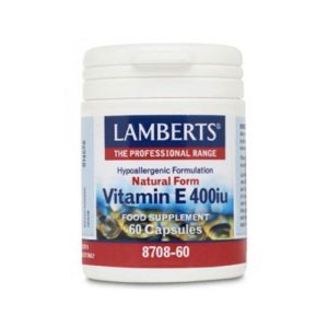 Lamberts Vitamin E 400 iu Natural form, 60 κάψουλες