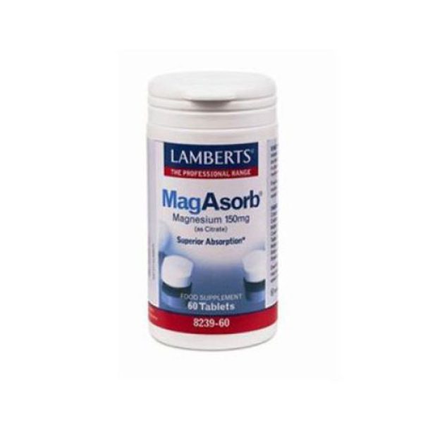 Lamberts MAG ASORB, 60 ταμπλέτες