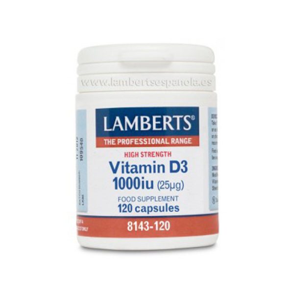 Lamberts VITAMIN D31000iu, 120 κάψουλες   
