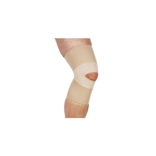 ADCO Επιγονατίδα Απλή Ελαστική Με Τρύπα Large (39-43) 1 τεμάχιο