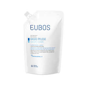 EUBOS - Refill ανταλλακτικό ΜΠΛΕ, Υγρό καθαρισμού προσώπου και σώματος, 400ml