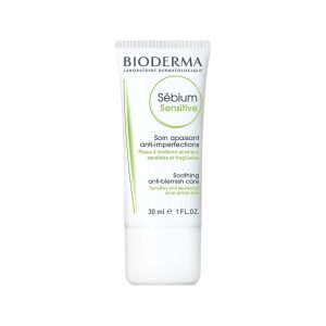 Bioderma Sebium Sensitive Soothing Anti-Blemish Care 30ml, Φροντίδα για την Ευαίσθητη Επιδερμίδα με Τάση Ακμής