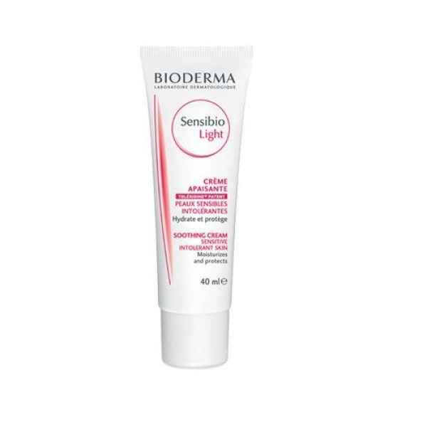 Bioderma Sensibio Light Cream 40ml, Ενυδατική & Καταπραϋντική Κρέμα