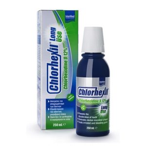 Intermed Chlorhexil 0.12% Long Use Mouthwash 250ml, Στοματικό Διάλυμα με Αντιμικροβιακή Προστασία