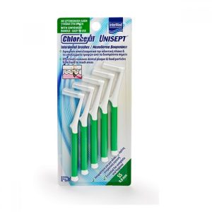 Intermed Chlorhexil Unisept Μεσοδόντια SS 0.8mm 5τεμ