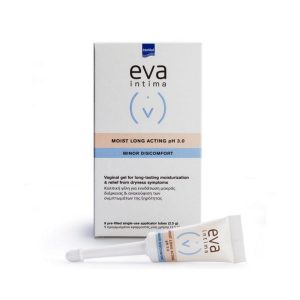 Intermed Eva Intima Moist Long Acting pH 3.0 Vaginal Gel 9x2.5gr, Υγραντική γέλη για την Ανακούφιση της Ξηρότητας του Κόλπου