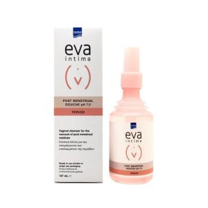Intermed Eva Intima Post Menstrual Douche pH 7.0 147ml, Κολπική Πλύση για την Απομάκρυνση των Υπολειμμάτων Της Περιόδου