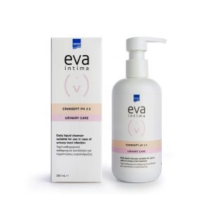 Intermed Eva Intima Cransept Wash pH 3.5 250ml, Καθημερινός Kαθαρισμός της Ευαίσθητης Περιοχής σε Περιπτώσεις Επαναλαμβανόμενων Ουρολοιμώξεων