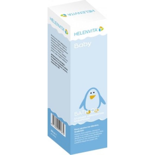 Helenvita Baby Bath Oil 200ml, Βρεφικό Καθαριστικό Σώματος