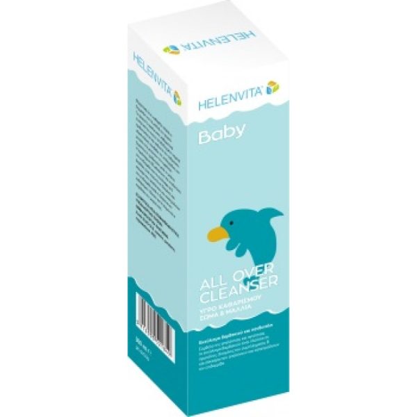 Helenvita Baby All Over Cleanser 300ml, Βρεφικό Καθαριστικό Για Σώμα & Μαλλιά