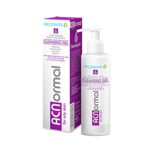Helenvita ACNormal Cleansing Gel 200ml, Υγρό Τζελ Καθαρισμού για Λιπαρή με Τάση Ακμής Επιδερμίδα