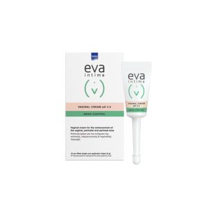Intermed Eva Intima Vaginal Cream pH 4.5 10x5gr, Κολπική Kρέμα Iσχυρής Aνάπλασης της Kολπικής Περιοχής της Περι-εμμηνοπαυσιακής Γυναίκας