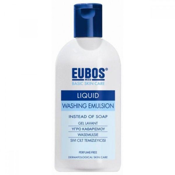 Eubos Blue Liquid Washing Emulsion 200ml - Υγρό Καθαρισμού Αντί Σαπουνιού Χωρίς Άρωμα