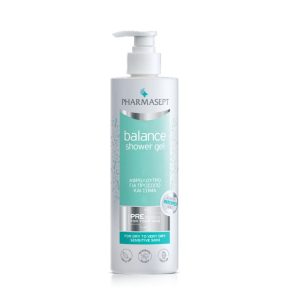 Pharmasept Balance Shower Gel 500ml, Αφρόλουτρο για Πρόσωπο & Σώμα για Ξηρή/Πολύ Ξηρή Επιδερμίδα