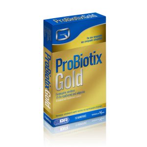 Quest Pro Biotix Gold Ενισχυμένο Συμπλήρωμα Προβιοτικών με 8 Διαφορετικά Στελέχη, 15caps