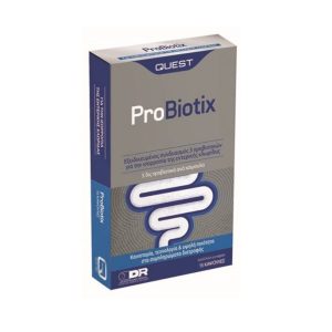 Quest Pro Biotix Συμπλήρωμα Προβιοτικών, 15caps