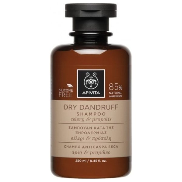 Apivita Dry Dandruff Shampoo with Celery & Propolis, 250ml