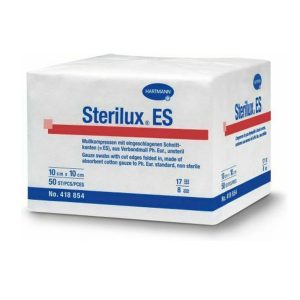 Hartmann Sterilux ES μη αποστειρωμένη 17 κλωστών, 8πλή 10x10cm 100τμχ