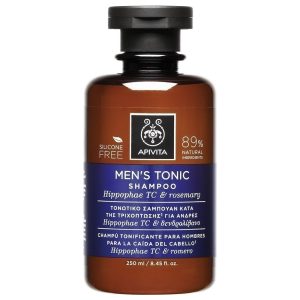 Apivita Men's Tonic Hippophae TC & Roremary Shampoo, 250ml