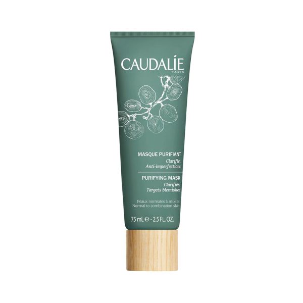 Caudalie Purifying Mask Μάσκα Προσώπου για Καθαρισμό της Κανονικής & Λιπαρής Επιδερμίδας, 75 ml