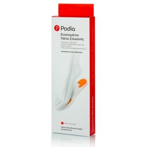 Podia Ανατομικοί Ενισχυμένοι Πάτοι Σιλικόνης No 41-42 1 ζευγάρι