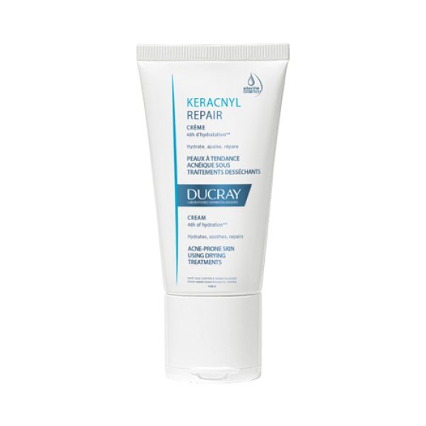 Ducray Keracnyl Repair Cream 50ml, Κρέμα Προσώπου για Επιδερμίδα με Τάση Ακμής