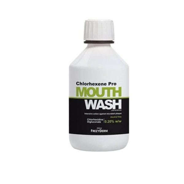 Frezyderm Chlorhexene Pro Mouthwash Στοματικό Διάλυμα με Ισχυρή Αντιμικροβιακή Δράση, 250ml