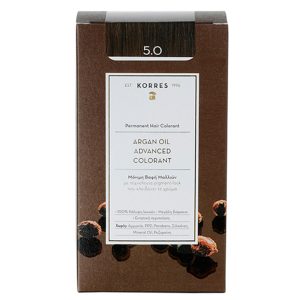 Korres Argan Oil Advanced Colorant 5.0 Καστανό Ανοιχτό Φυσικό