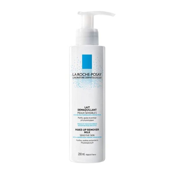 La Roche-Posay Lait Demaquillant Physiologique 200ml Απαλό ντεμακιγιάζ για ξηρό και πολύ ξηρό ευαίσθητο δέρμα