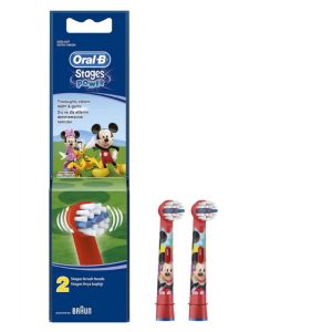 Oral B Kids Brush Heads 2 τεμάχια, Ανταλλακτικές Κεφαλές για Παιδική Ηλεκτρική Οδοντόβουρτσα