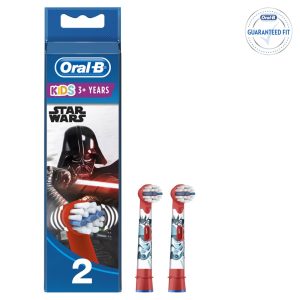 Oral B Kids Star Wars Brush Heads 2τεμ, Ανταλλακτικές Κεφαλές για Παιδική Ηλεκτρική Οδοντόβουρτσα
