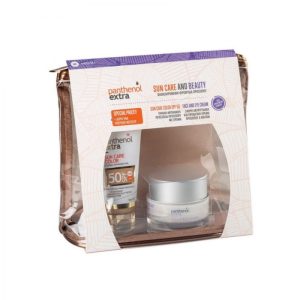 PANTHENOL EXTRA Promo Sun Care Color Face Gel SPF50, 50ml & Face & Eye Cream 50ml & ΔΩΡΟ Νεσεσέρ