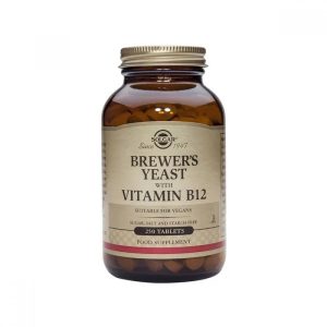 Solgar Brewers Yeast Μαγιά Μπύρας, Για υγιή μαλλιά & δέρμα, 250 ταμπλέτες