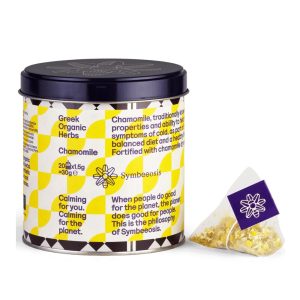 Symbeeosis Greek Organic Chamomile 19.5gr, Ελληνικό Βιολογικό Χαμομήλι για Χαλάρωση & Ανακούφιση από τις Στομαχικές Ενοχλήσεις