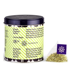 Symbeeosis Greek Organic Lemon Balm 19.5gr, Ελληνικό Βιολογικό Μελισσόχορτο για Ευχάριστη Διάθεση & Χαλάρωση