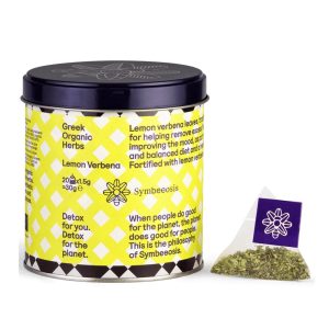 Symbeeosis Greek Organic Lemon Verbena 19.5gr, Ελληνική Βιολογική Λουίζα για Αποτοξίνωση & Ευχάριστη Διάθεση
