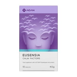 Agan Eusensia Calm Factors Συμπλήρωμα για το Άγχος 10 φυτικές κάψουλες